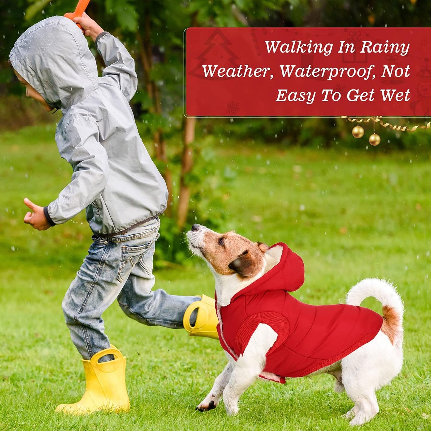 3 Pcs Pet Dog Sweater Jacket Knitwear Hoodie Clothes Pocket Puppy Coat Clothing Pup Christmas Shirt Costume Sweatshirt Fleece Lining Warm Winter Small Hooded Soft Thickening (Medium)