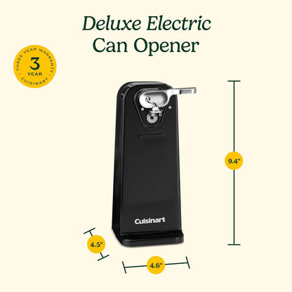 Deluxe Electric Can Opener, Black