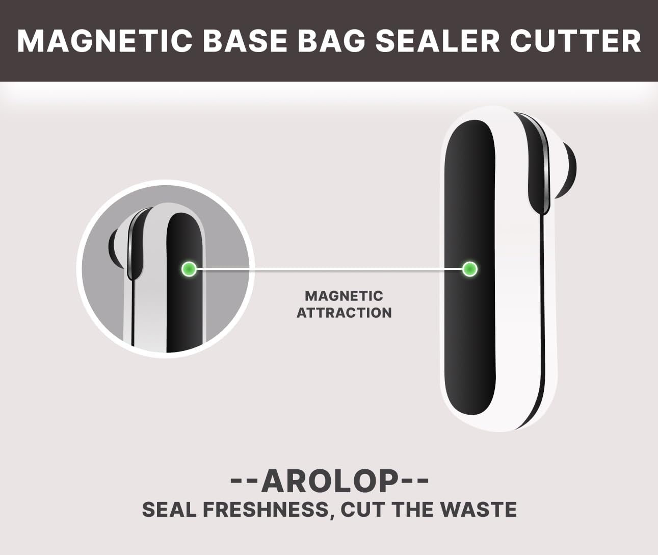 Mini Bag Sealer and Cutter, 2 in 1 Portable USB Rechargeable Chip Heat Sealing Machine for Plastic Snacks Food Storage Bag Opener