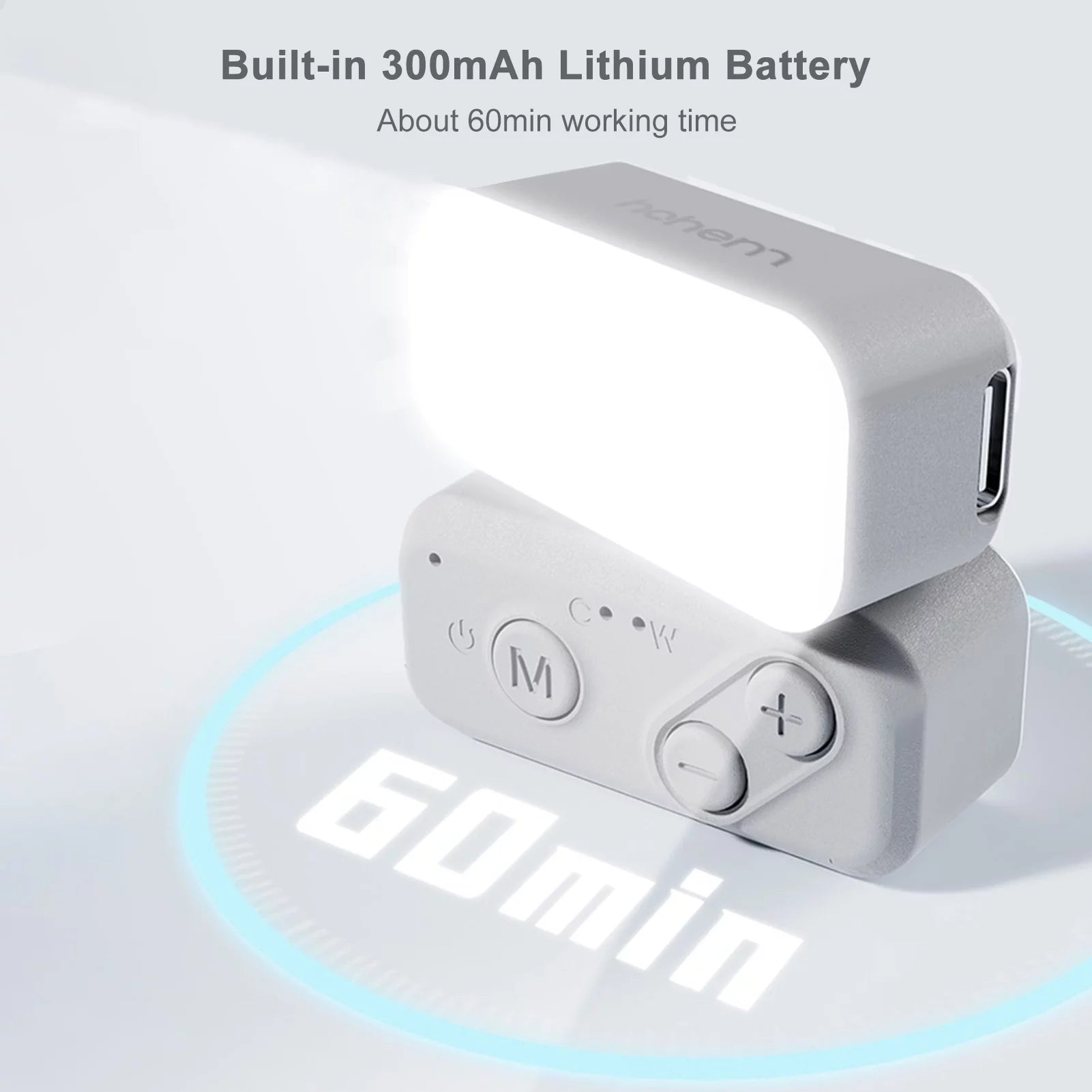 Isteady XE Kit Gimbal Stabilizer for Smartphone, 3-Axis Phone Gimbal, Magnetic Fill Light, Portable & Foldable, One-Key Inception, Ideal for Travel, Vlogging