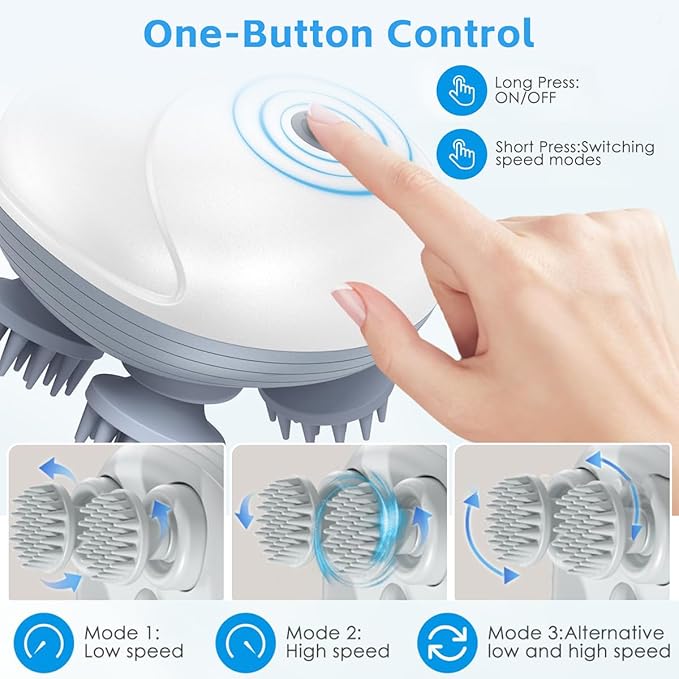 Electric Pet Massager – Relaxing Full-Body Massage for Dogs & Cats.