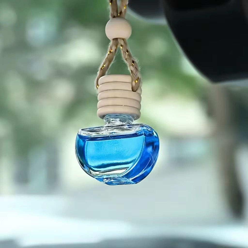 Hot Sale Hanging Glass Bottle Car Air Freshener Liquid Perfume Hanging Ornament Air Freshener for Car